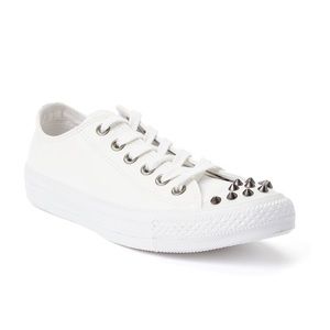 Converse White & Off White Chuck Taylor All Star Ox Sneakers Women’s Size 6.5